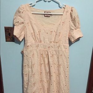 Juicy Couture Eyelet Babydoll Dress